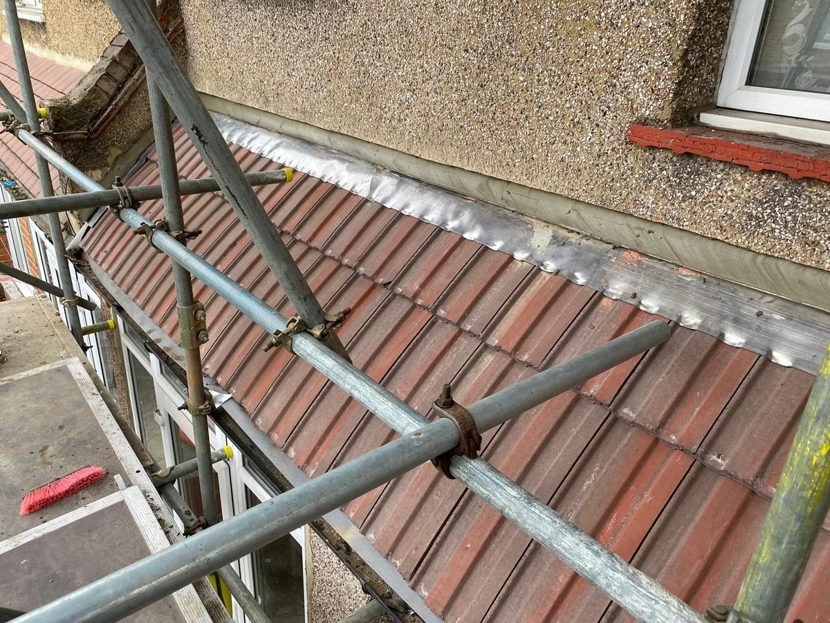 A rendered elevation finished from scaffold