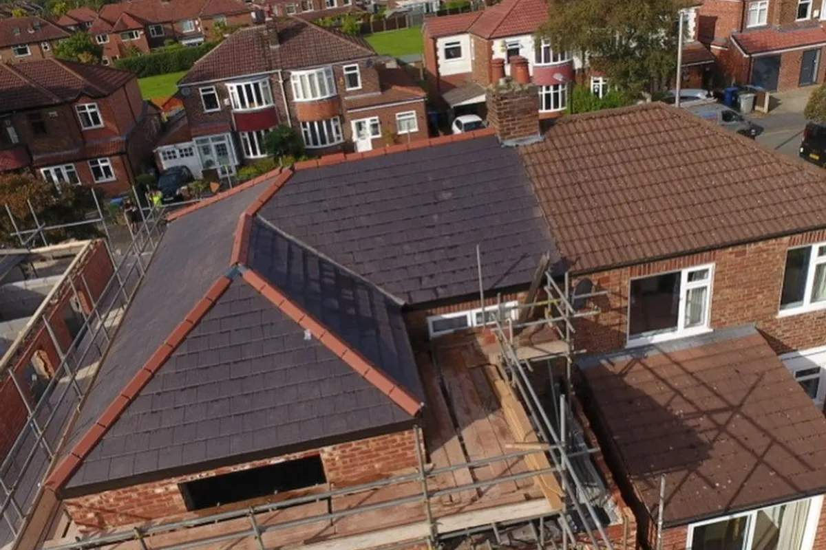 A tiled pitched roof on a Kent property